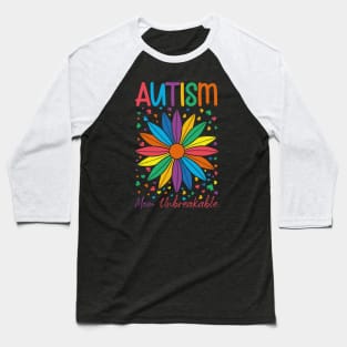 Autistic Children Autism mom Unbreakable Autism Awareness and Acceptance Baseball T-Shirt